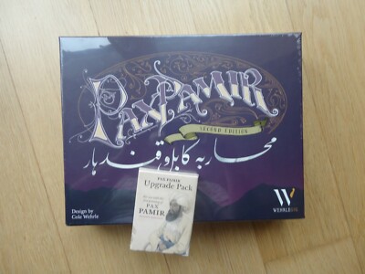 Pax Pamir Second Edition Brettspiel plus Upgrade Pack.  Neu & Versiegelt