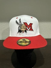 MIAMI OHIO RETRO THROWBACK CLASSIC INDIANS REDSKINS REDHAWKS SNAPBACK HAT NEW 🏈