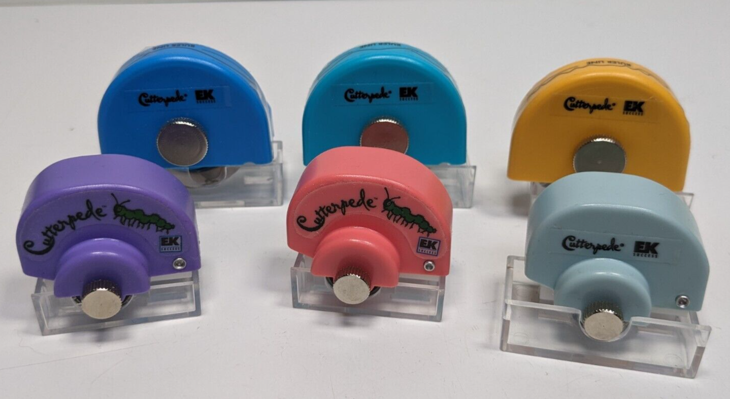 Lot of 6 EK Cutterpede Scoring ROTARY Blade Shuttle Craft Cutting Tool
