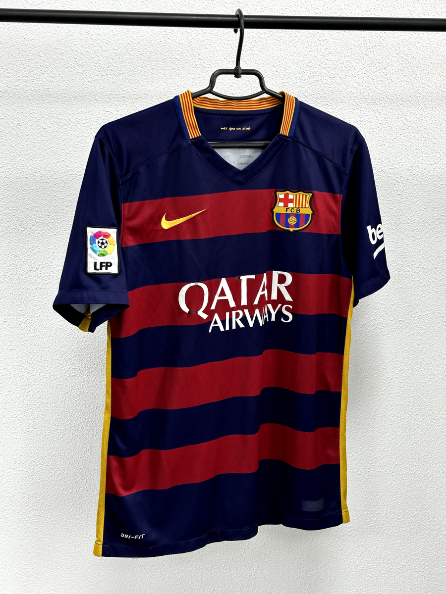 Fc Barcelona 2015-2016 Home Soccer Jersey Barca Nike Shirt Size M