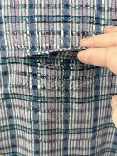 Tommy Bahama Shirt Mens Medium Multicolor Plaid S/S Button Up Casual Shirt - Picture 5 of 13