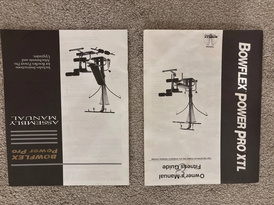 Bowflex Power Pro XTL Montage Bedienungsanleitung Fitness Anleitung