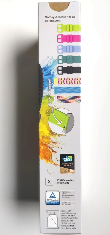 XPLORA X6 Play 2.Gen - Kindersmartwatch Textilarmband - Nano Sim -Schwarz- NEU - Bild 3 von 4