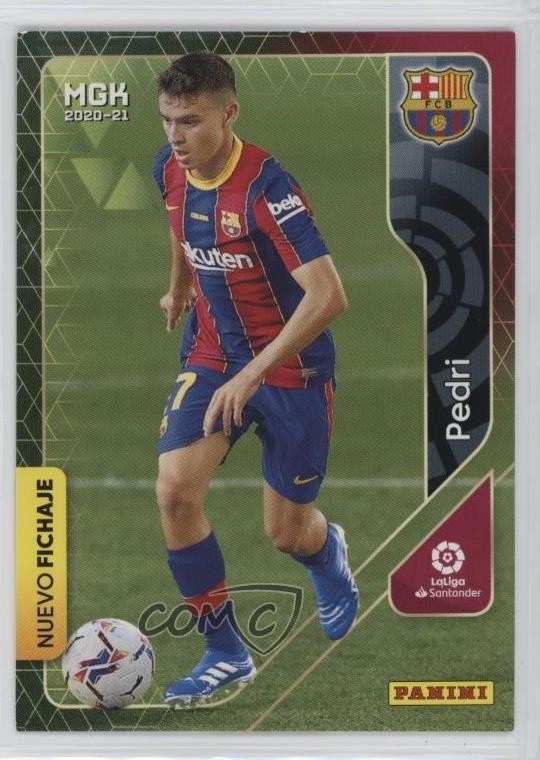 2020-21 Panini Megacracks MGK La Liga Nuevo Fichaje Pedri #430 Rookie RC 16to