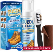 Sneaker Cleaner Kit Shoe Cleaning Solution for White Shoes Foam Formula for Sued