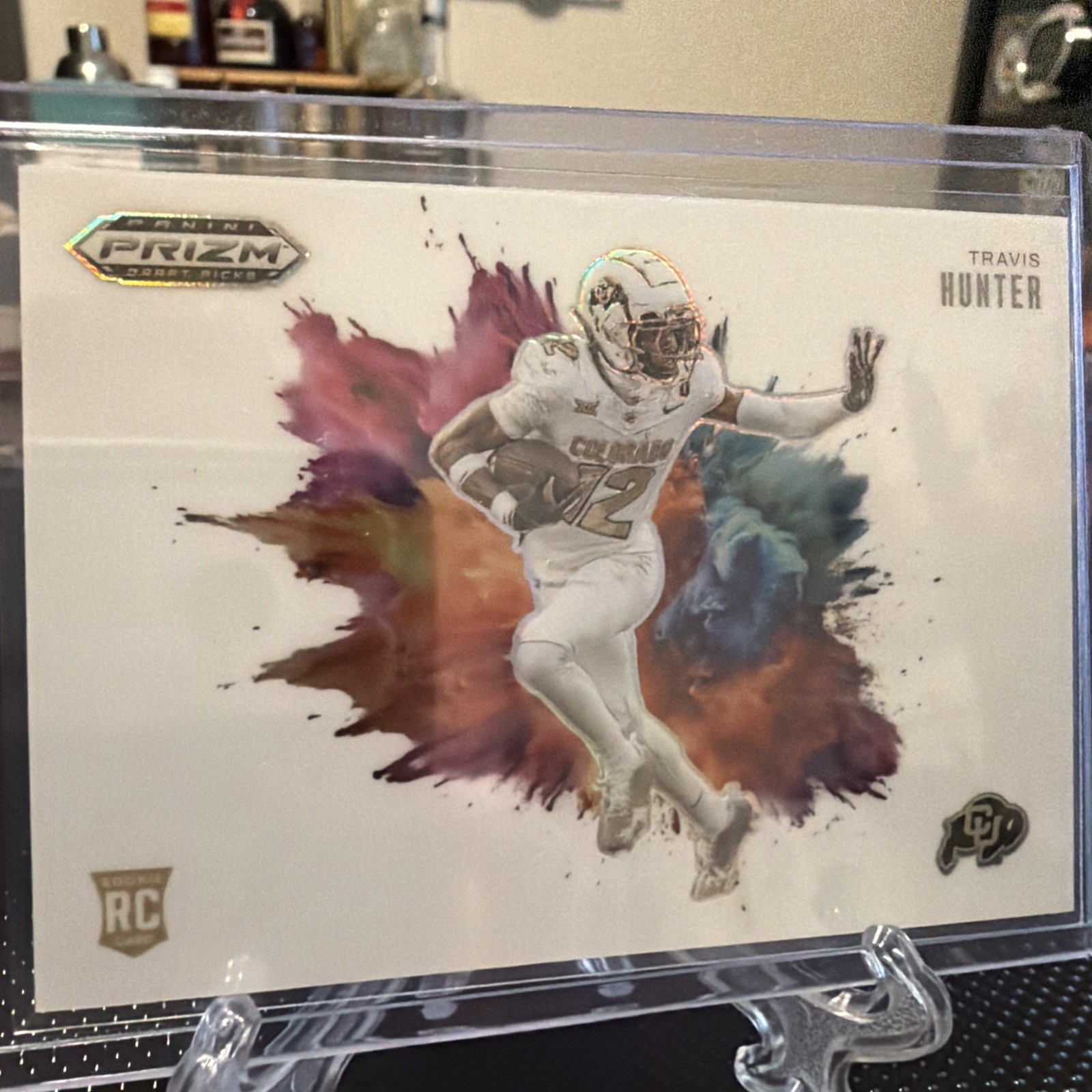 2025 Prizm Draft Picks  TRAVIS HUNTER COLOR BLAST SSP - Colorado Buffaloes