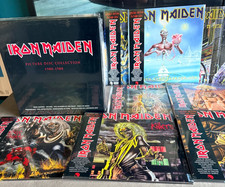 IRON MAIDEN PICTURE DISC BOX SET - 8 SEALED ALBUMS . BOX STILL IN SHRINK .