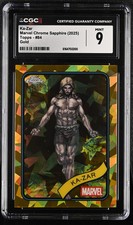 2025 Topps Marvel Chrome Sapphire Ka-Zar gold /50 #84 CGC 9