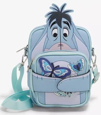 NWT Loungefly Winnie The Pooh Floral Eeyore Crossbuddies Crossbody Bag Coin Bag