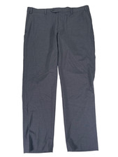 Calvin Klein Men's Gray Skinny Fit Dress Pants - 36x29