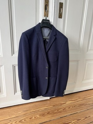 Sand Sakko | Gr. 50 | Dunkelblau | 93% Baumwolle | Top Zustand | Ungefüttert