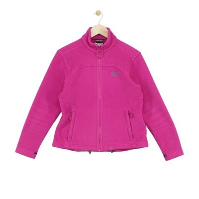 Jack Wolfskin Fleecejacke Damen Größe 12 Rosa Outdoorâ Fullâ Reißverschluss