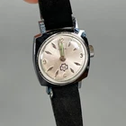 Working Vintage Timex Girl Scout Brownie Manual Wind Wrist Watch with Black band