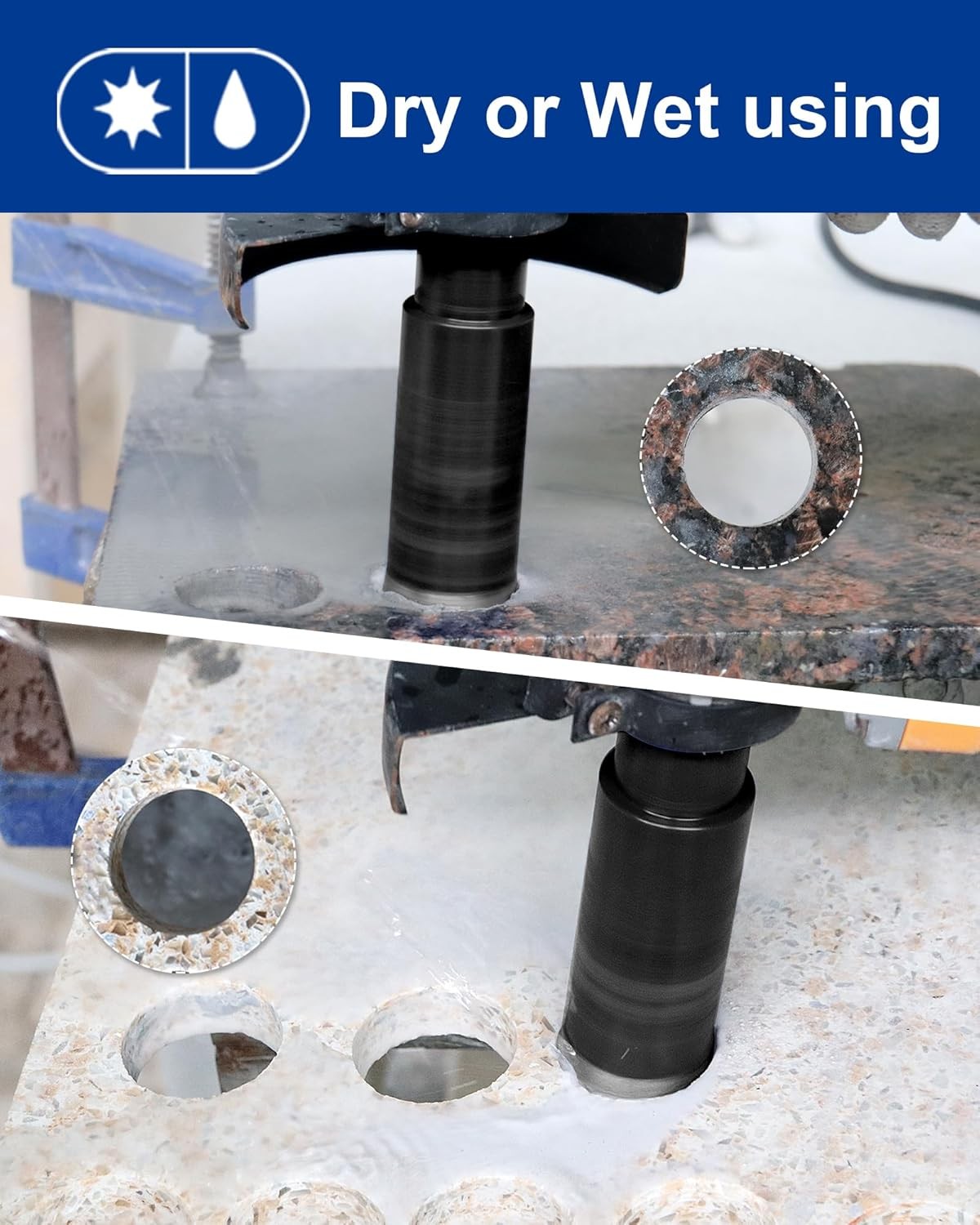 SHDIATOOL Diamond Core Hole Saw 1-1/4" – Concrete, Marble, Granite, Brick Drill