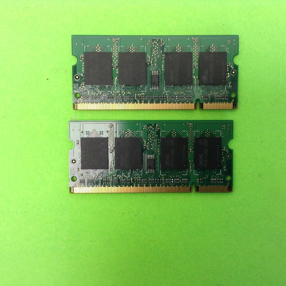 Set of (2) Samsung M470T6554CZ3-CD5 512MB PC2-4200S-444 (1GB Total) RAM Memory - Image 2 of 2