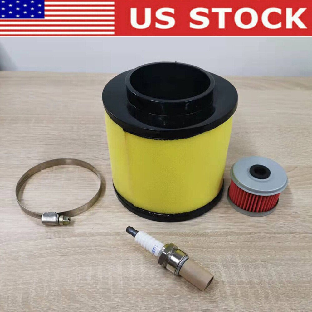 Oil Filter & Spark Plug For Honda Foreman 400 450 Rancher 350 Atv