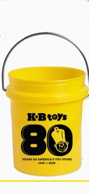 KB Toys  Mini Bucket Collectible Pantone Yellow 80th Anniversary PRE-SALE