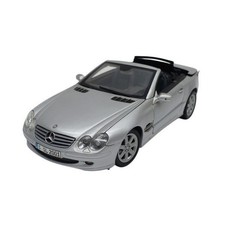 MINICHAMPS 1 18 Mercedes Benz SL Silver Color Used Item (0220561278)