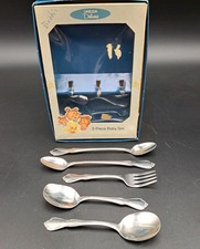 Vintage Onieda 5 Pc Baby Flatware Set Stainless Steel Chateau