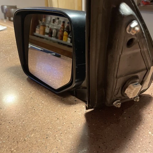 09 Honda Pilot Side view Mirror Driver Left 76250-SZA-A211-M6 NH707 Heated Gloss