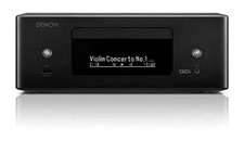 Denon RCD-N12 Bluetooth CD Player with Integrated AM/FM Radio Tuner Wi-Fi Bla