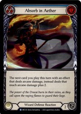 Absorb in Aether (Blue) NM (Foil) Rare Arcane Rising Flesh and Blood