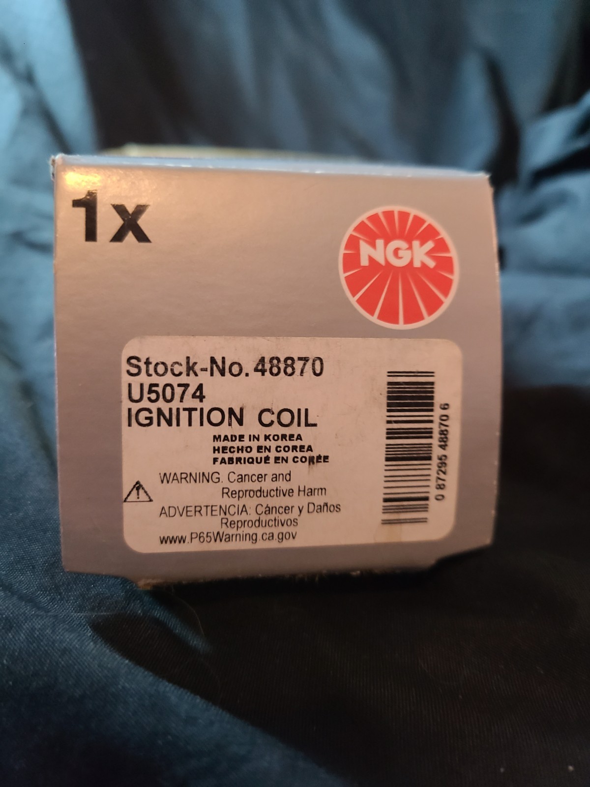 NGK 48870 U5074 Ignition Coil for UF554 UF-554 IC634 GN10441 E1054 921-2158 em