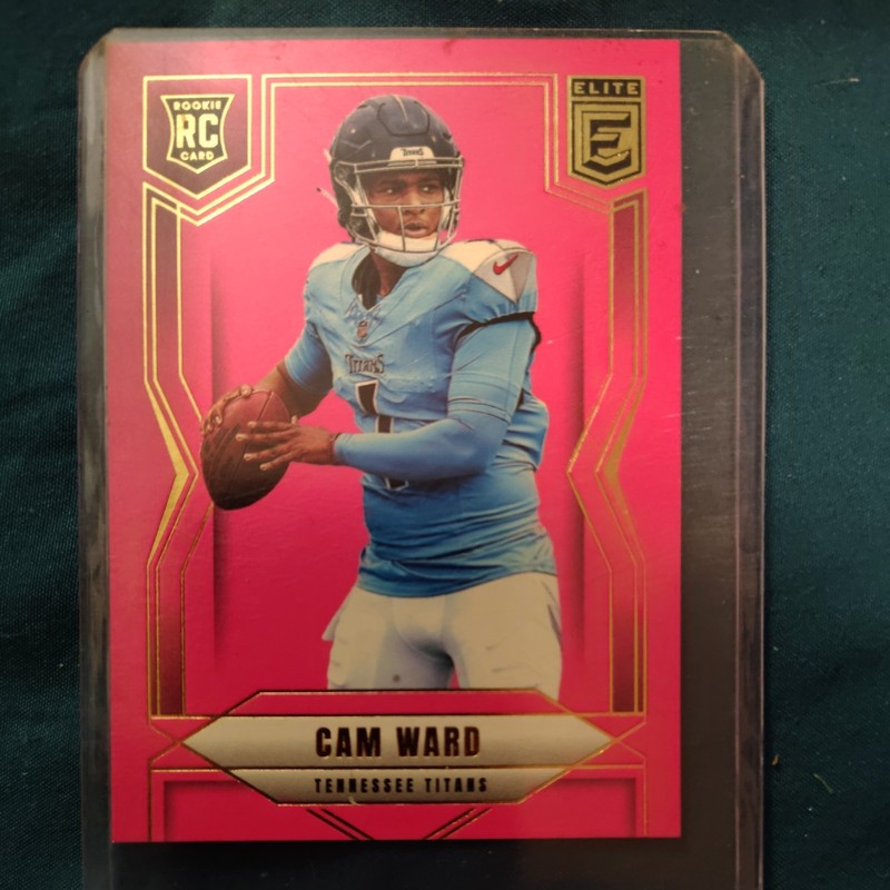 2025 Panini Donruss Elite - Rookies Cameron Ward #101 Pink Ink (RC)