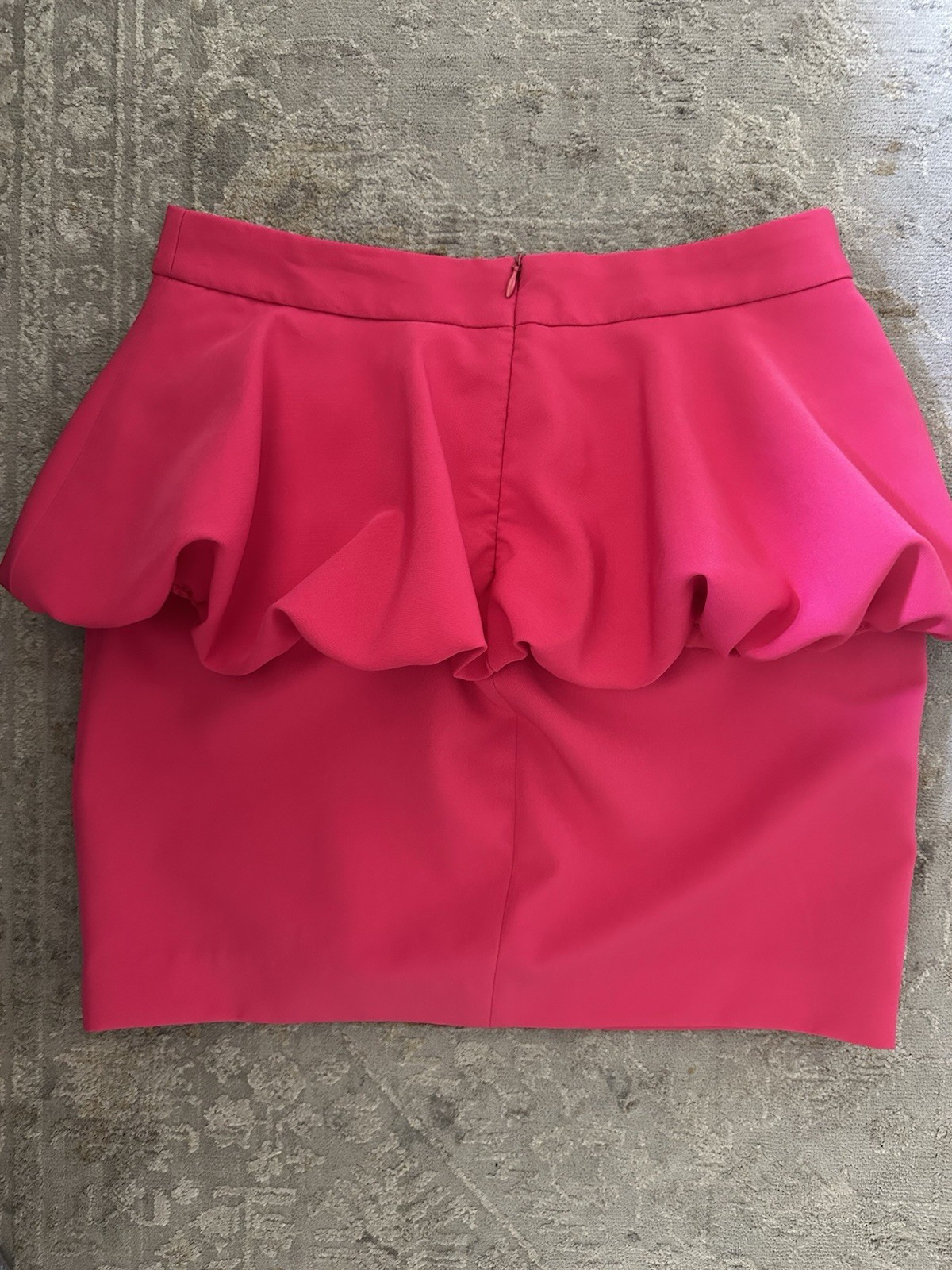 Zara Fuchsia Skirt Hot Pink S Small Ruffle Balloon Mini Sold Out image 3