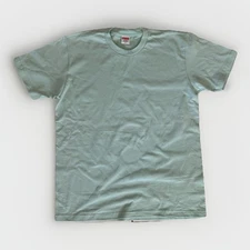 Supreme Pre-Shrunk Tee Short Sleeve T-Shirt - Light Green, M | Free Shipping