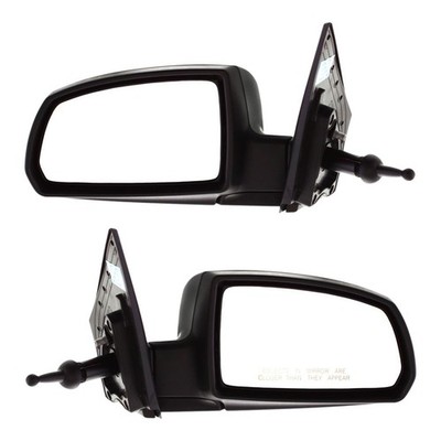 Manual Remote Mirror Set For 2006-2009 Kia Rio Paintable Hatchback Sedan