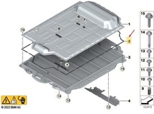 BMW iX I20 Hochspannungsspeicher Gehäuse Dichtung 61279468423 NEU ORIGINAL