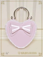 Preview of BABY, THE STARS SHINE BRIGHT Ribbon Heart Bag - Lolita Fashion