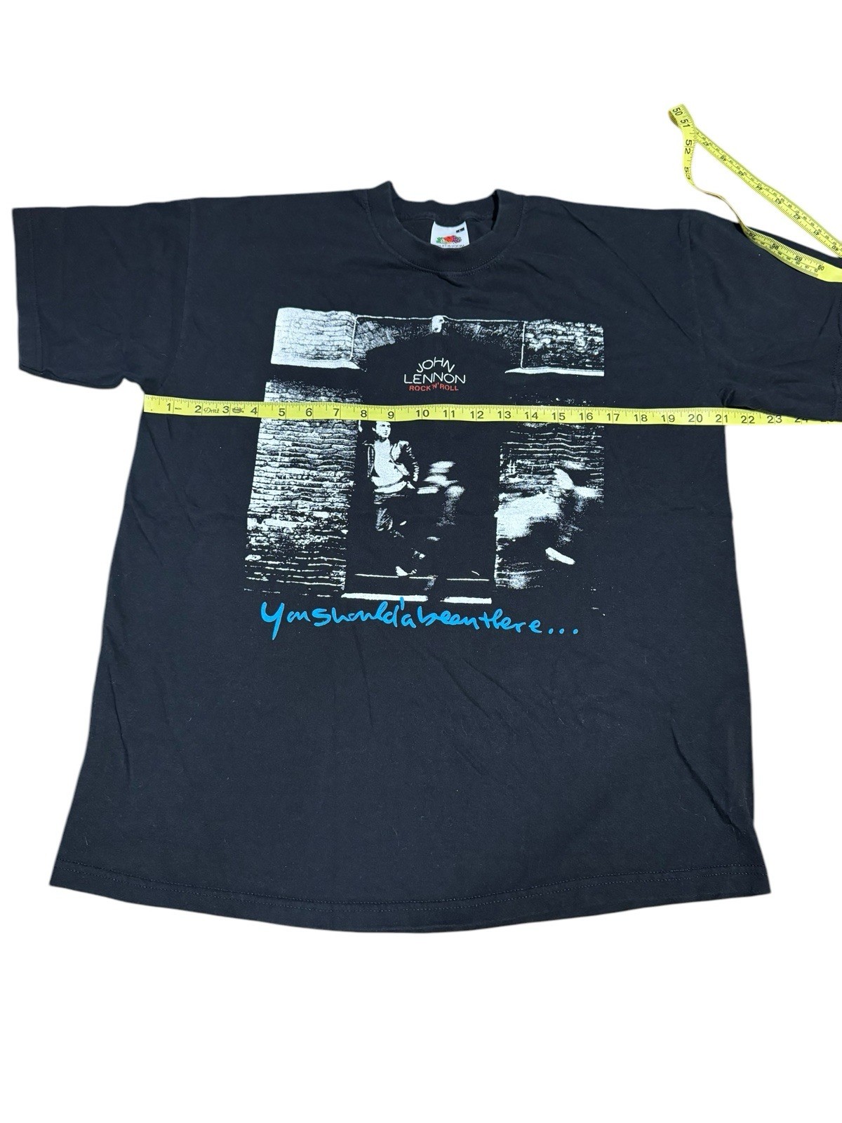 Vintage Rare JOHN LENNON T-Shirt Rock N Roll You Shoulda Been There Beatles L image 5