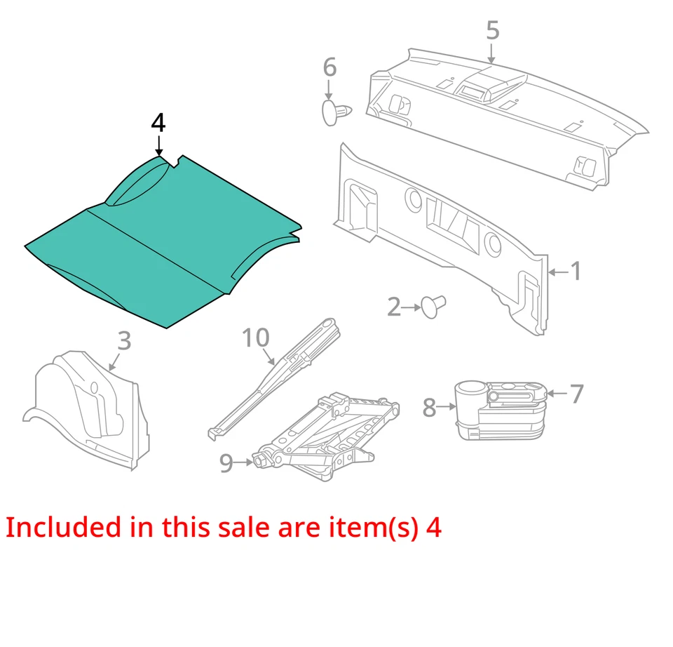 Dodge Challenger SRT Hellcat 2008-2023 maletero trasero neumático de repuesto piso alfombra negra Foto 4 de 4