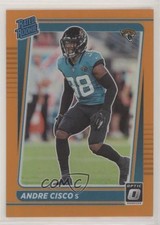 2021 Panini Donruss Optic Rated Rookie Orange Prizm 77/199 Andre Cisco #278 0lt3