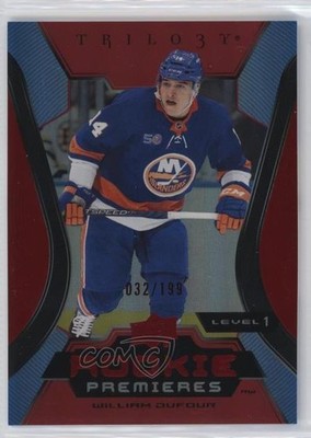 2023-24 Upper Deck Trilogy Common Rookies Red 32/199 William Dufour #116 1q2