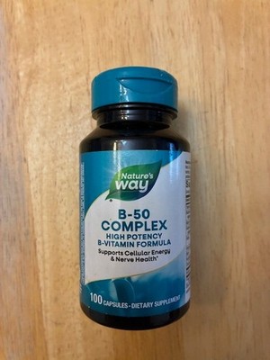 Nature's Way B-50 Complex Vitamins 100 Capsules