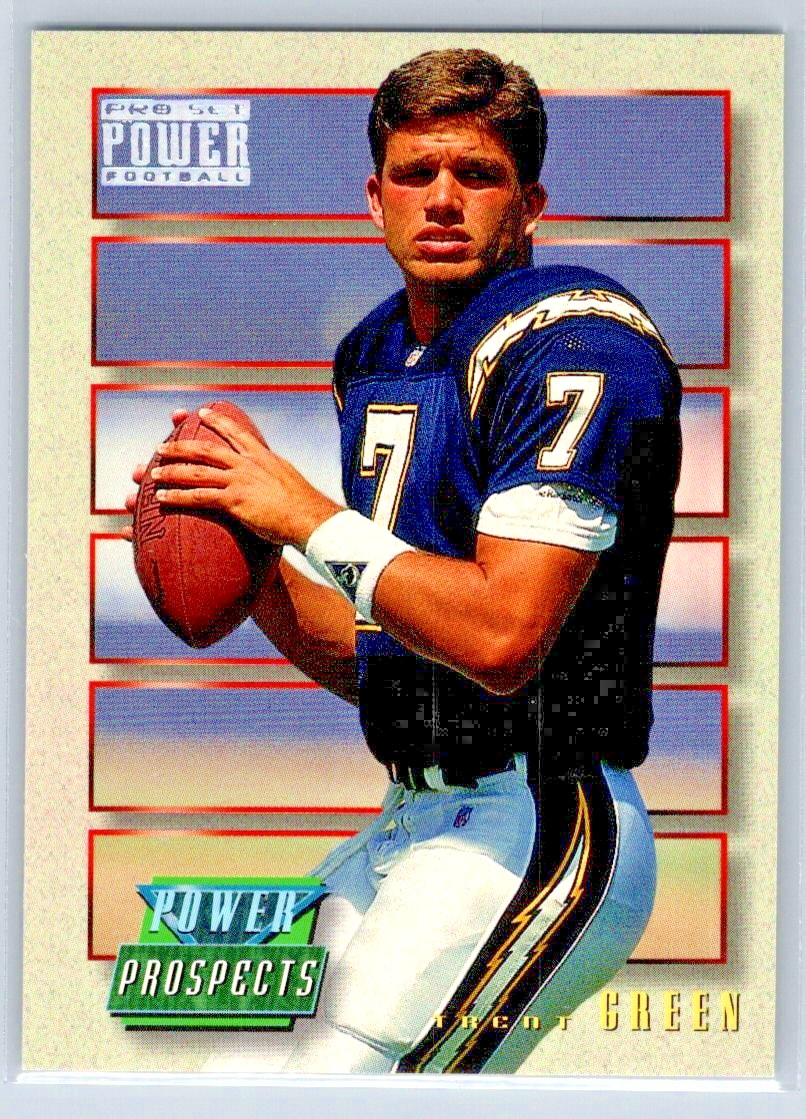 1993 Pro Set Power Update - Trent Green - Power Prospects - Chargers - #PP3
