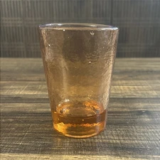Fire and Light Recycled Glass 12oz Tumbler Copper Orange 4 3/4