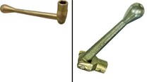 KURT 6&rdquo; and 8&rdquo; VISE Vise Accessory: Handle Cast Iron, 8-5/8" OAL, &frac34;&rdquo; hex