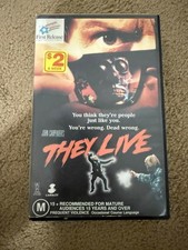 They Live 1988 VHS JOHN CARPENTER, SC-FI CULT CLASSIC