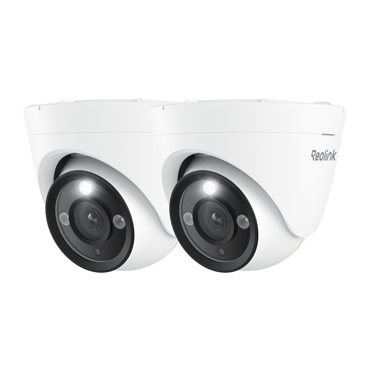 Reolink 2pcs RLC-1224A 12MP PoE IP Camera Smart Color Night Vision
