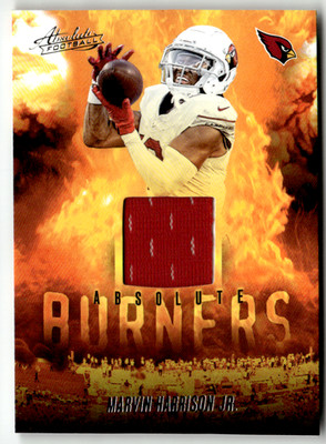 Panini Absolute NFL 2025 No. ABU-MHA Marvin Harrison Jr. Burners Patch