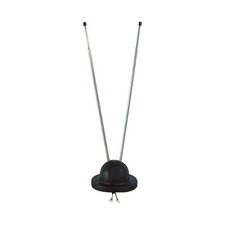 Telescopic Fm Antenna Stereo Radio Receiver Indoor Rabbit Ears With 300 Ohm Wire