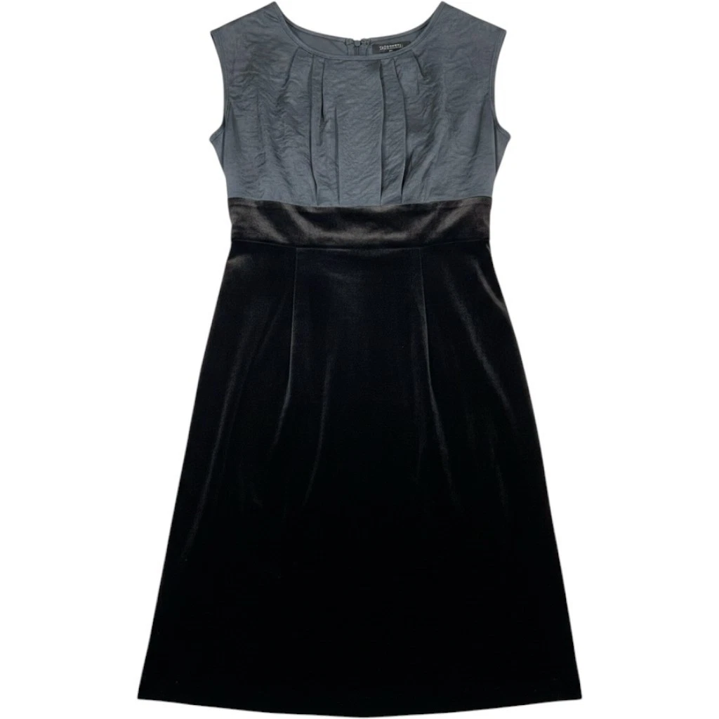 ab studio black dress Solid Sleeveless Sheath Dresses for Women for sale manmade fabric adjustable straps Dramatic Elegance: Unveiling the Size:US 7 | EU 39
