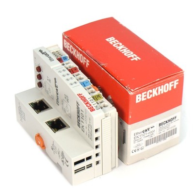 NEW Beckhoff EK1101 100BASE-TX 2x RJ45 EtherCat Coupler w/ ID Switch Fieldbus