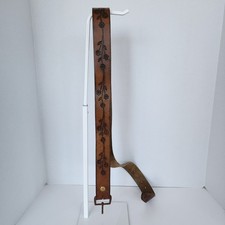 Unbranded Hand tooled belt floral pattern leather western cowgirl boho 54" 3XL