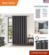 Room Divider Curtains 84 Inches Long Sliding Door Curtain 1 Panel