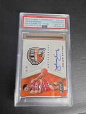 Julius Erving 2019 Panini Hall of Fame Autographs Blue PSA Authentic, Auto 10